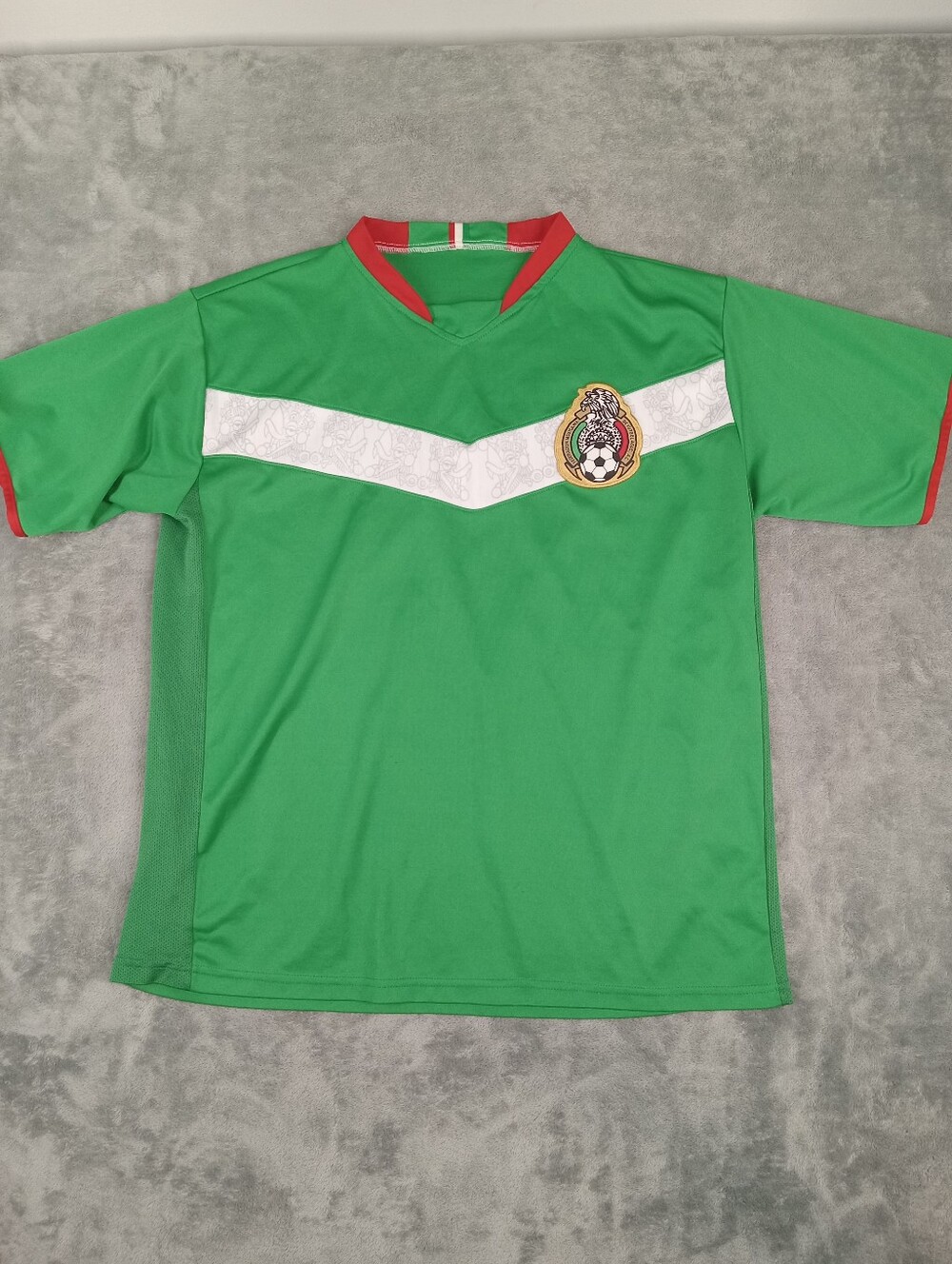 Mexico Team Men's Green  Soccer Jersey Size Large